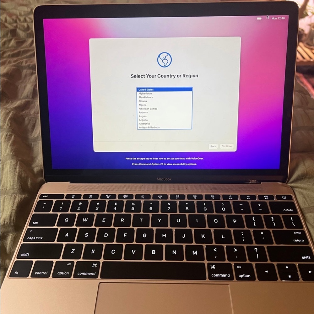 2017 macbook 12” gold